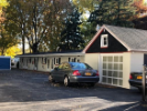Inn Niagara is an example of a multi-building motel complex common during the 1940s and 1950s. Its reception/office building is a residential style. It remains in operation today.