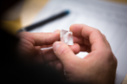 Judging of the 2016 U.S. Crystal Growing Competition. Credit: Douglas Levere / University at Buffalo