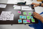 Students had to work together to answer various questions and solve problems to be successful in the escape room exercise.