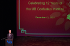 John Wood, senior associate vice provost for international education, delivers opening remarks.